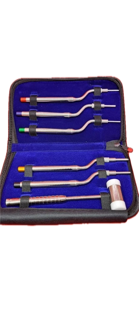 Legend Premium Osteotome Seti - İmplant Cerrahisi için Profesyonel Kemiği Bölme Alet Seti