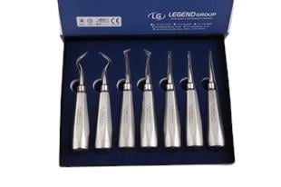 Legend Premium 7'li Cerrahi Elevatör Seti - Diş Çekim Aleti