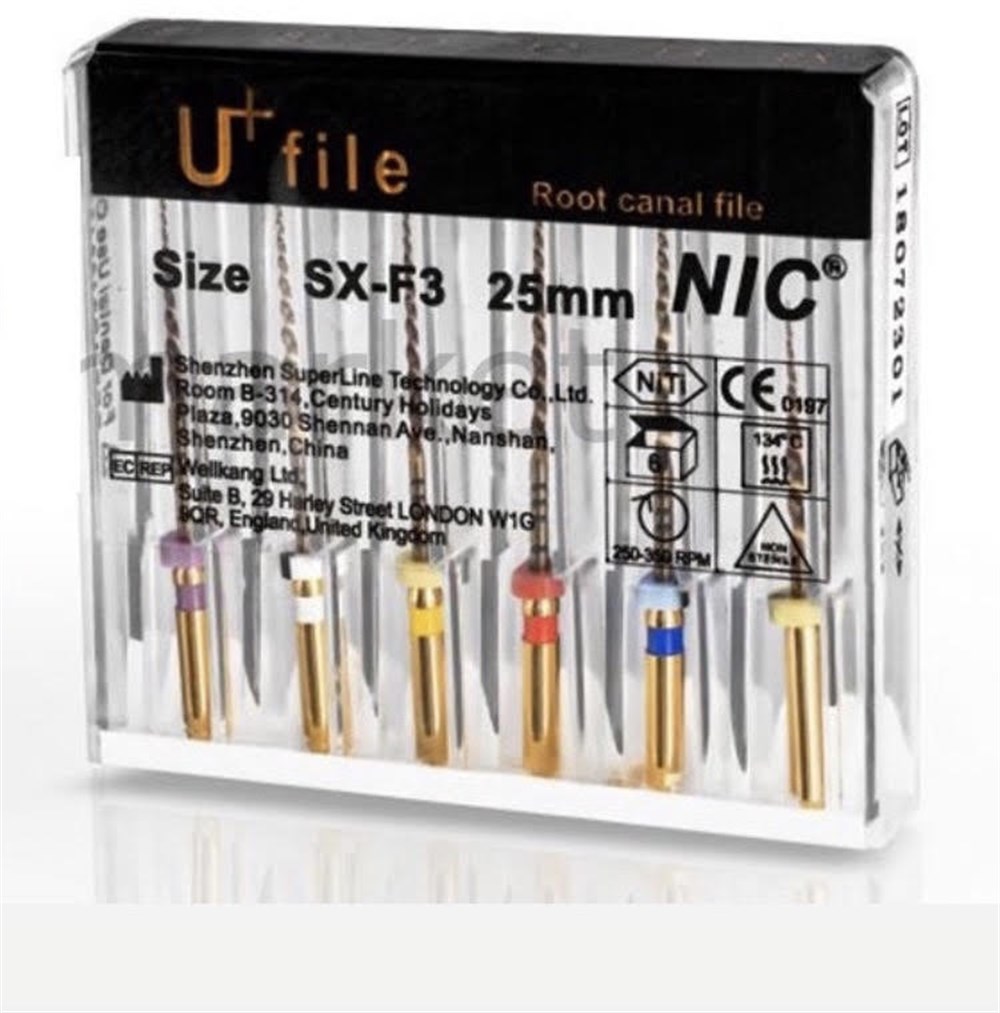 Nic Superline Super Files Gold 25 mm Rotary Endodonti Eğe