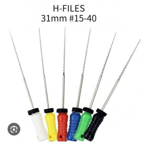 Videya H.File Kanal Eğeleri 31 mm - 6'lı Blister Paket