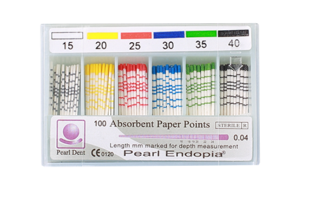 Pearl Endopia 0.4 Taper Paper Point - Endodontik Kök Kanal Kurutma ve Emilim Kağıtları