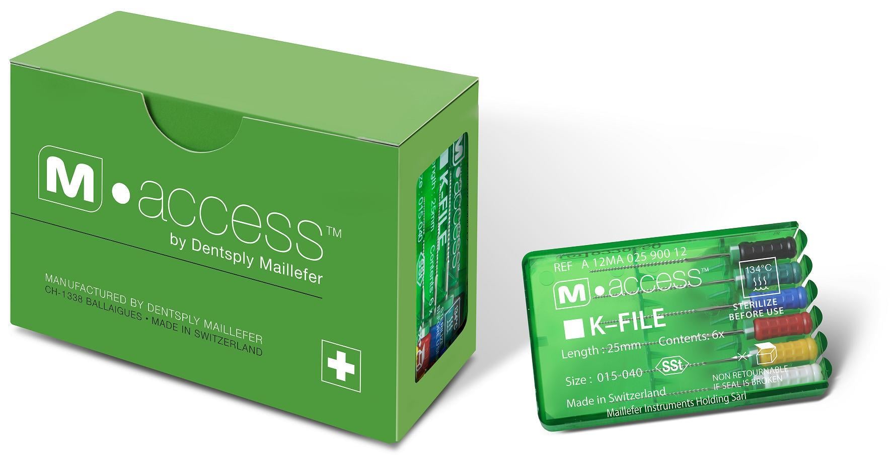 Dentsply Maillefer M-Access K-File 25 mm Kanal Eğesi