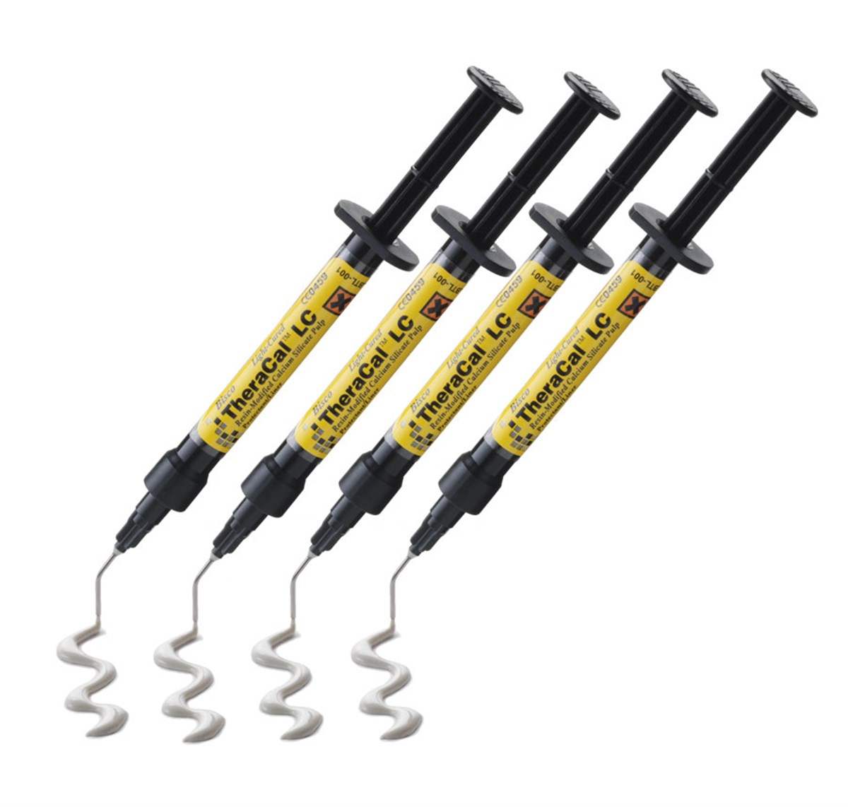 Bisco TheraCal LC 4'lü Set Pulpa Örtücü ve Kalsiyum Silikat Bazlı Işıkla Sertleşen Layner