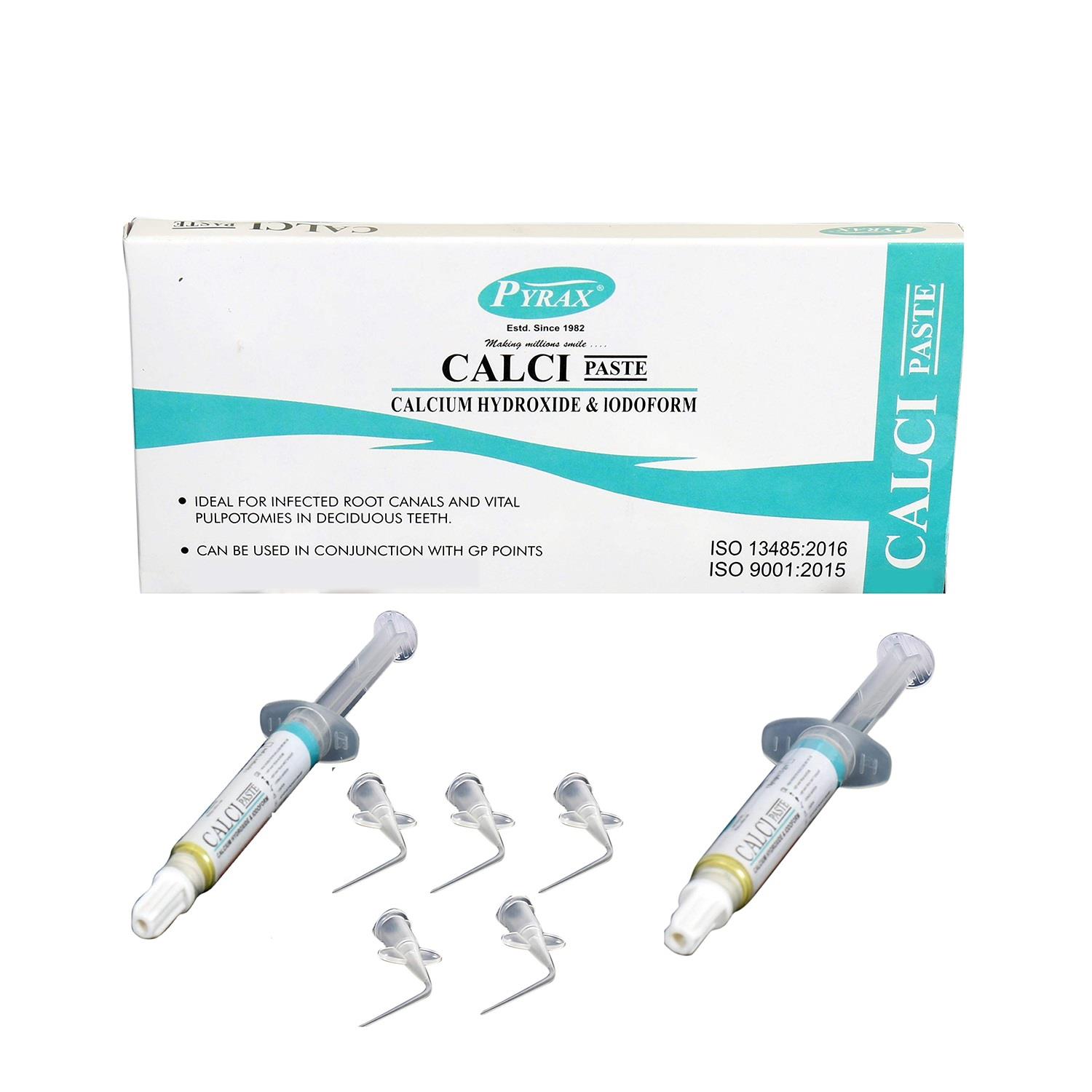 Pyrax Calci Paste İodoformlu Geçici Kanal Dolgu Patı 2x3g