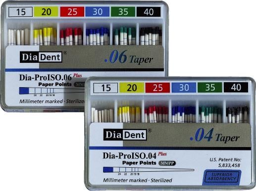Diadent DIA-PROISO .06 Taper Açılı Paper Points (100 Adet/Paket)