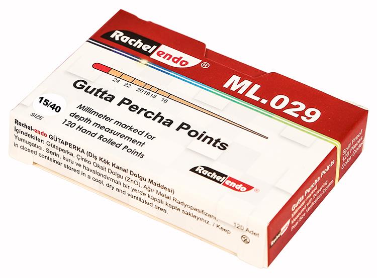 Rachel Endo Gutta Percha Points - Endodontik Kök Kanal Dolgu Gütaperka Noktaları