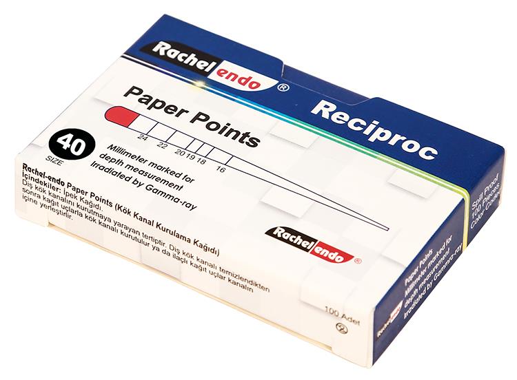 Rachel Endo Reciproc Paper Points - Kök Kanal Tedavisi için Emici Uçlar