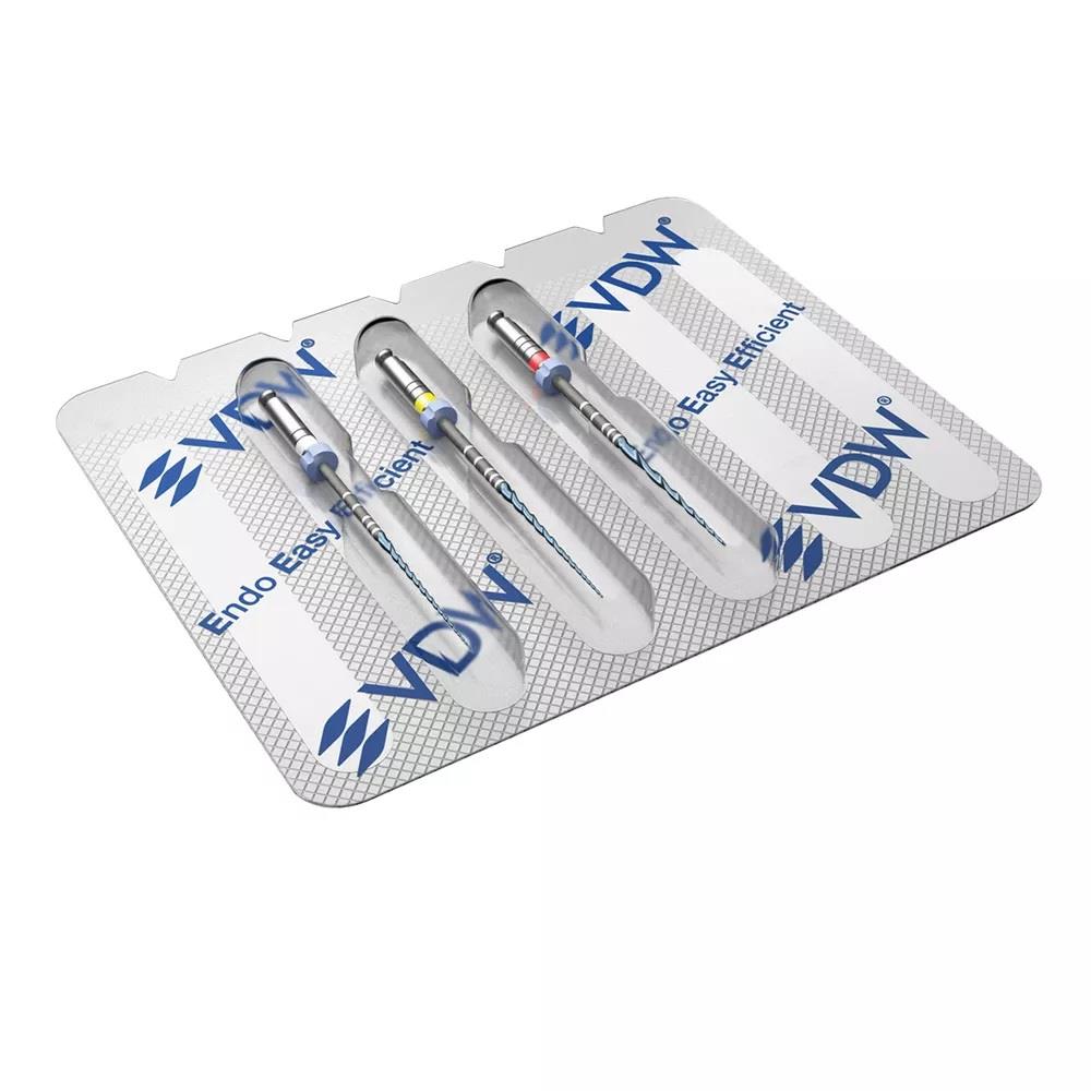 VDW Rotate Rotary Kanal Eğesi 25 mm Asorti (15/04-20/05-25/06) - 3'lü Blister