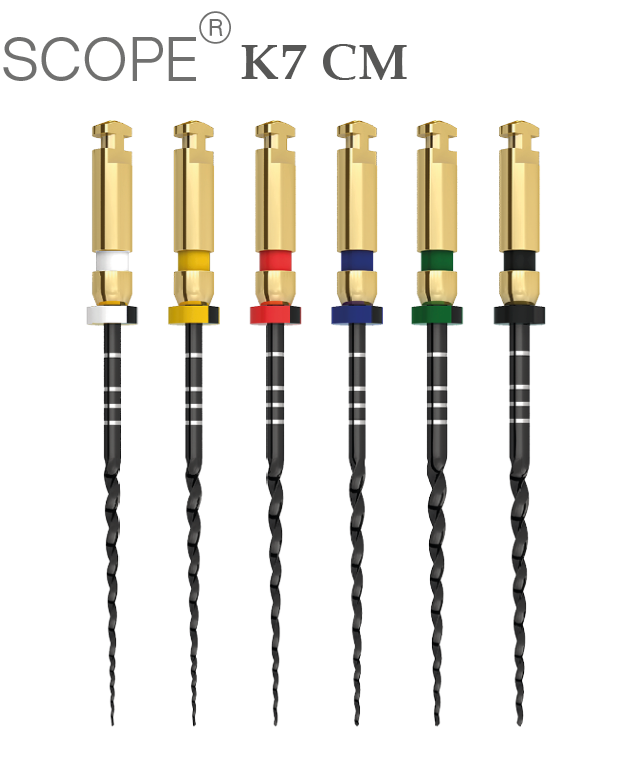 Scope K7 Blue 25mm Ni-Ti Resiprokal Kanal Eğesi Seti (6'lı Paket)