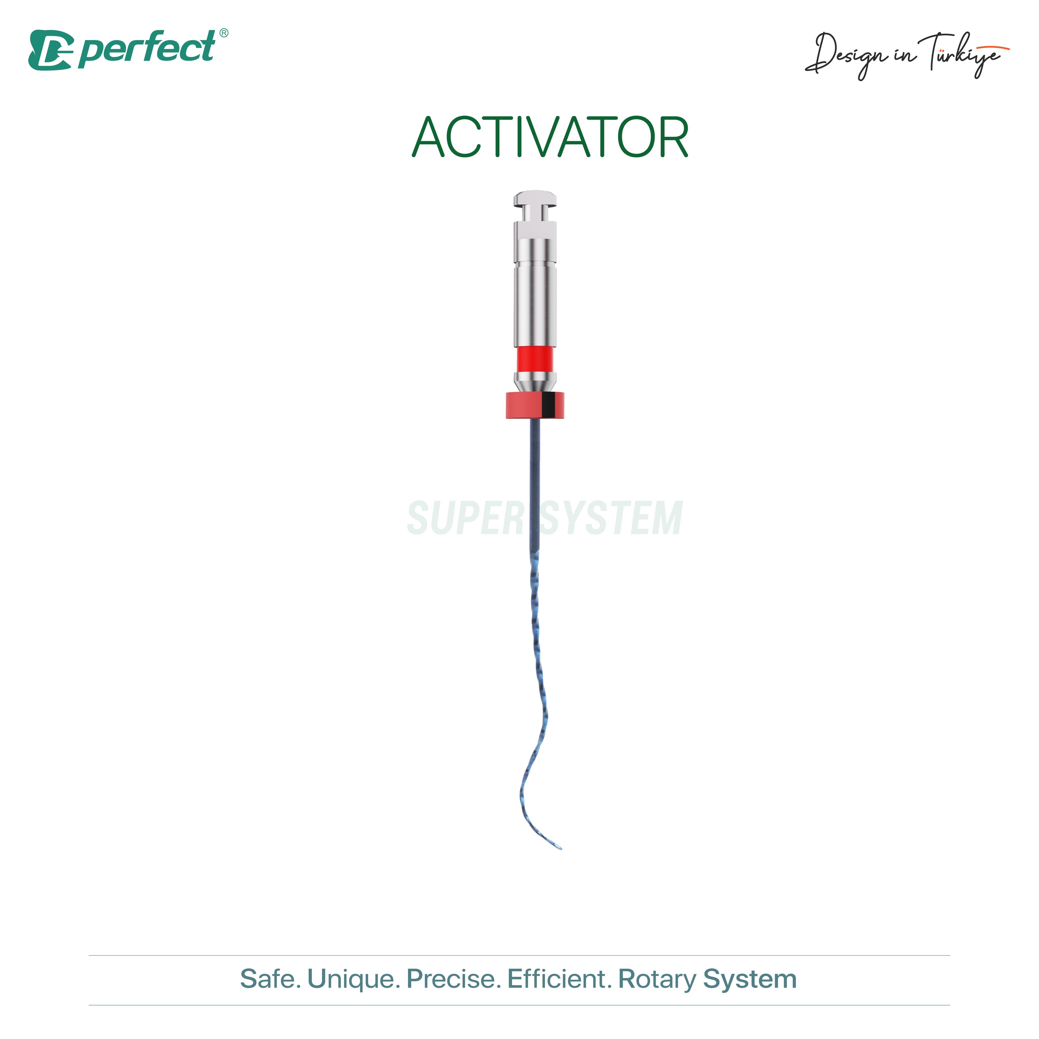 Perfect Super System Activator PRO Sorti Endodontik Aktivatör Eğe Seti (4'lü Blister)