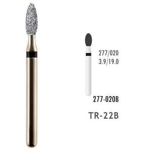 Omega Aeratör Elmas Labut Frez Siyah Ucu Yuvarlak