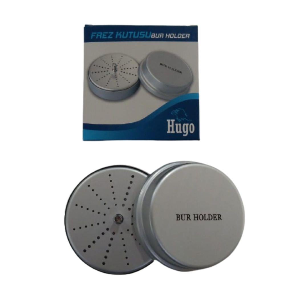 Omega Hugo Metal Frez Kutusu - Dental Frez Standı