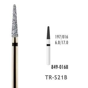 Omega Aeratör Elmas Frez Kısa Alev Uçlu Siyah