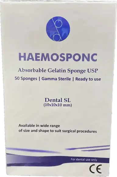 HaemoSpanc Kanama Durdurucu Emilebilir Jelatin Sünger 50'li Paket