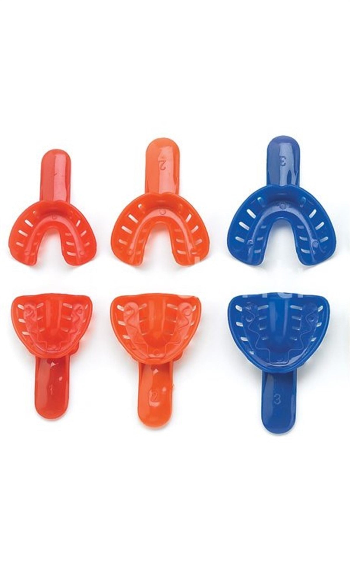 Omega Plastik Ölçü Kaşığı Seti - Alt ve Üst Çene Seçenekleri