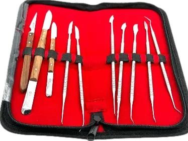 Perfect Modelaj Spatül Seti Eco - 10 Parça Protetik Modelaj ve Mum Oyma El Aleti Seti