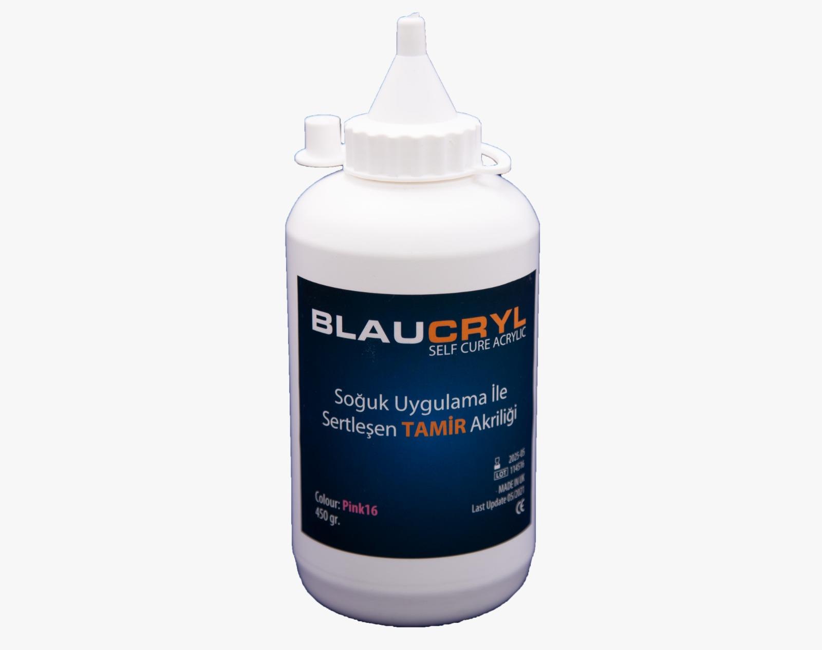 Blau Acryl Soğuk Akrilik Toz 450 Gr - Protetik Diş Hekimliği Akrilik Tozu