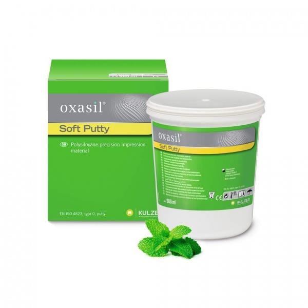 Kulzer Oxasil Soft Putty 1. Ölçü Polisiloksan Bazlı C Tipi Silikon Ölçü Maddesi