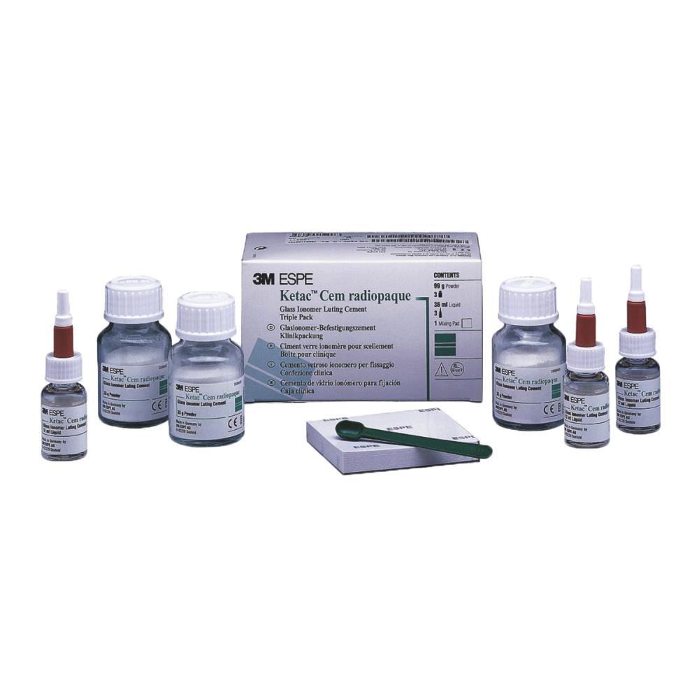 3M Ketac Cem Radiopaque Cam İyonomer Siman 3'lü Set
