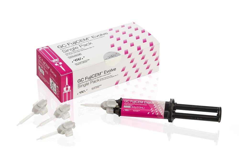 GC Dental Fujicem Evolve Rezin Modifiye Cam İyonomer Siman (Refil 9.2g/5ml)