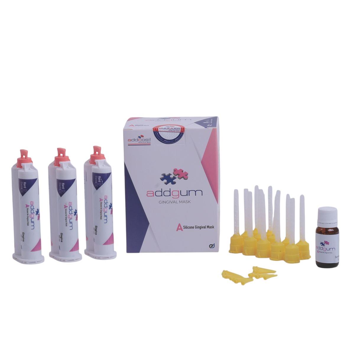Add Plus Addcosil Addgum Gingival Mask Diş Eti Maskesi A Tipi Silikon Seti (3x50ml + 10ml)