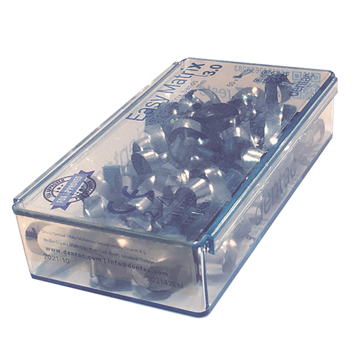 Dentac Easy Otomatrix Bandı Mavi - 0,038 x 5 mm Universal Metal Matris Sistemi (50 Adet)