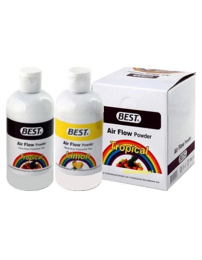 Best Air Flow Tozu 300 Gram - Tropical Limon Aromalı Profesyonel Polisaj Tozu