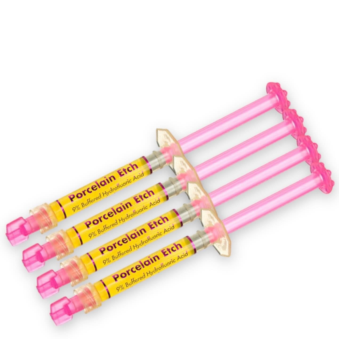 Ultradent Porselen Asidi Şırınga 4'lü Set (4 x 1,2 ml)