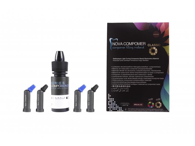 Imicryl Nova Compomer Classic & Rainbow 20'li Kapsül Refil (0.25g) - Flor Salınımlı Kompomer Dolgu