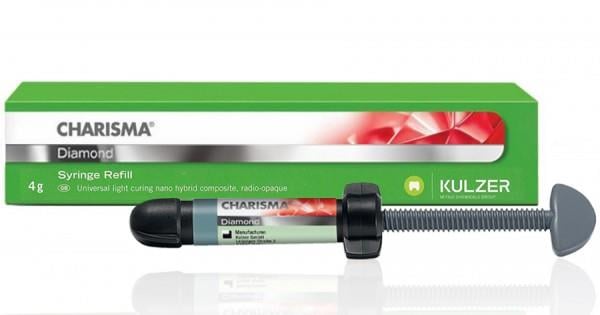 Kulzer Charisma Diamond Syringe Refill Nano Hibrit Kompozit Dolgu