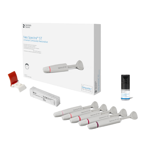 Dentsply Neo Spectra ST HV Universal Kompozit Set 5x3 gr (A1-A4) + Prime&Bond 2.5ml