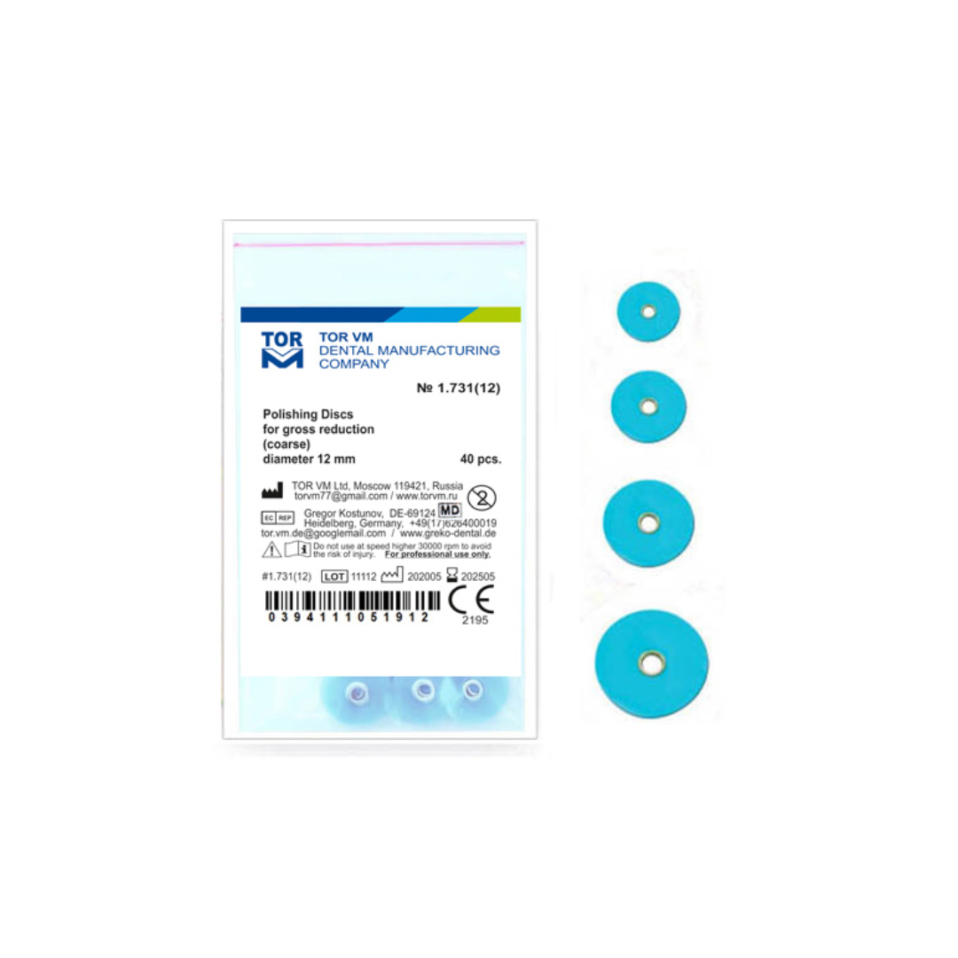 Tor VM Kompozit Parlatma Diski Mavi 40'lı No: 1731 14 MM