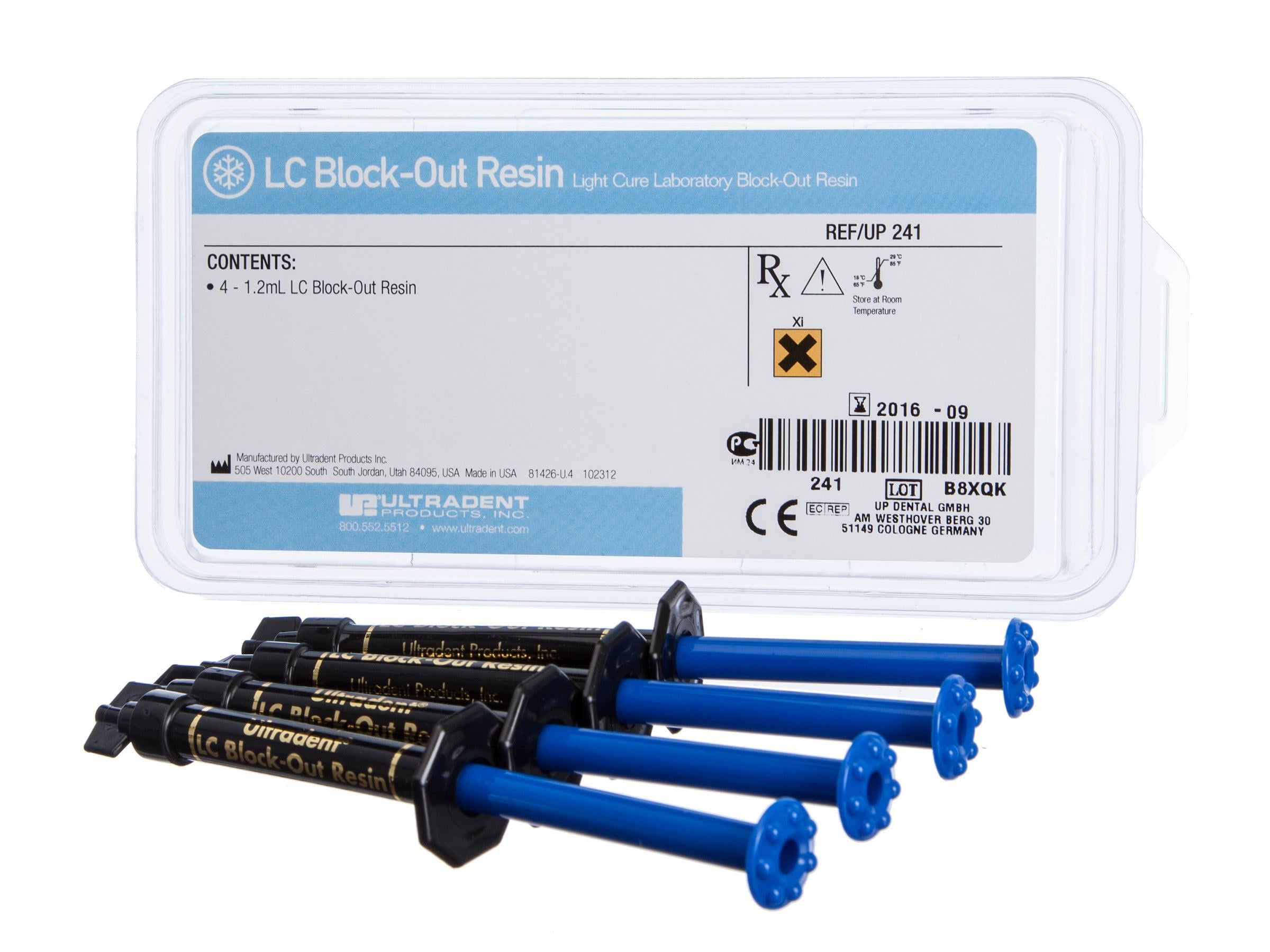 Ultradent LC Block-Out Resin Işıkla Sertleşen Diş Eti Bariyeri ve Rezervuar Reçinesi 4 x 1,2 ml Şırınga Seti
