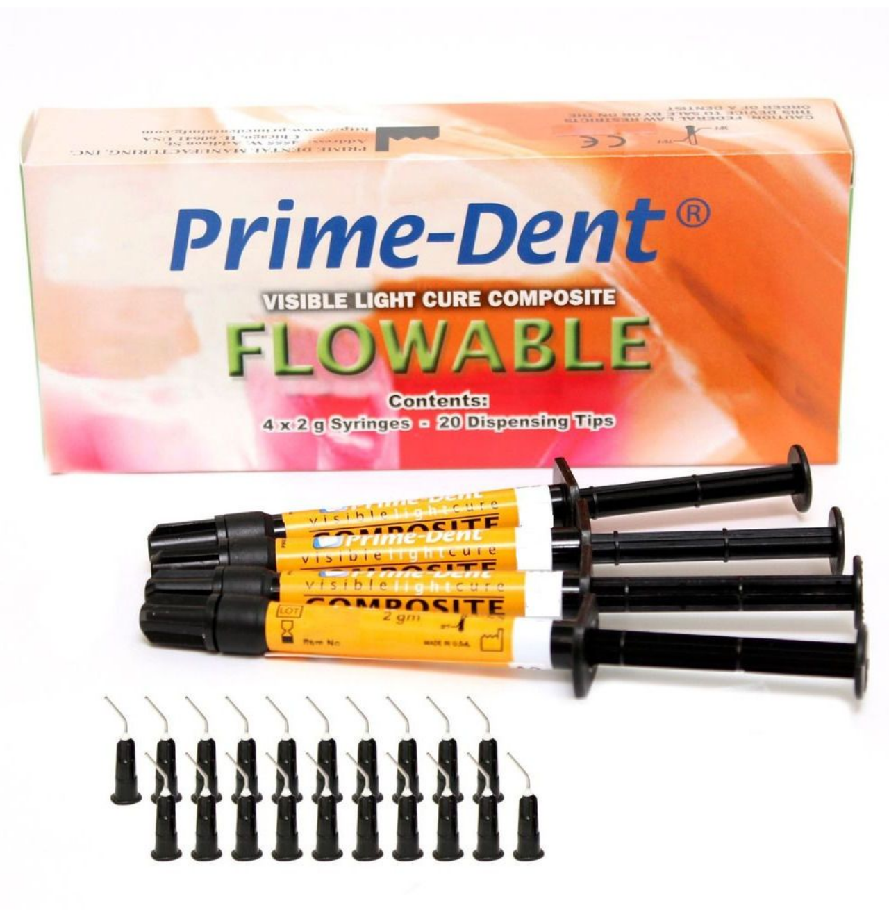Prime-Dent Flowable Akışkan Kompozit 4x2gr Şırınga