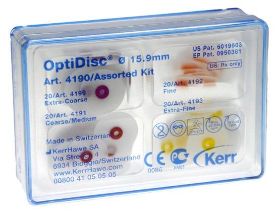 Kerr OptiDisc Bitirme ve Parlatma Diski Kit 120'li