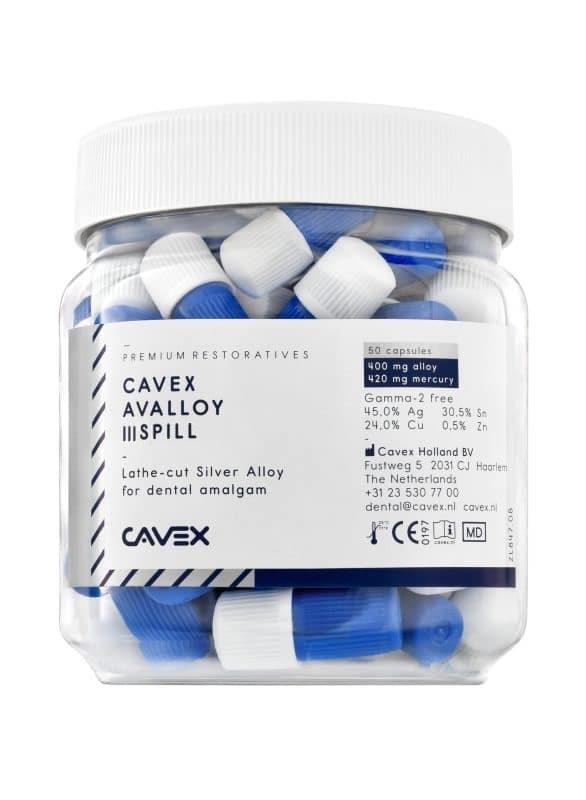 Cavex Avalloy Kapsül Amalgam %45 Gümüş 50'li