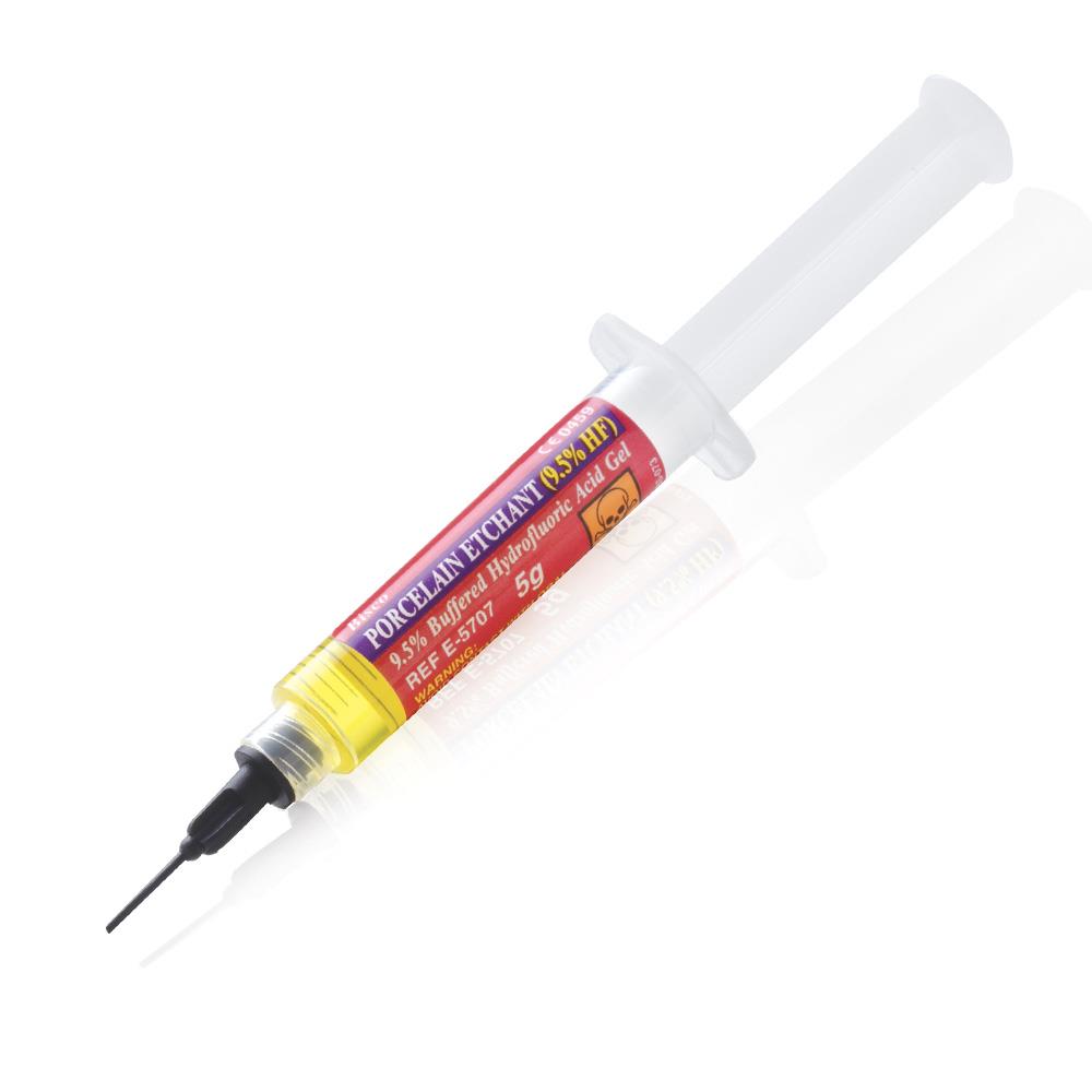 Bisco Porcelain Etchant %9,5 Porselen Asiti 5 gr Şırınga + 25 Uç