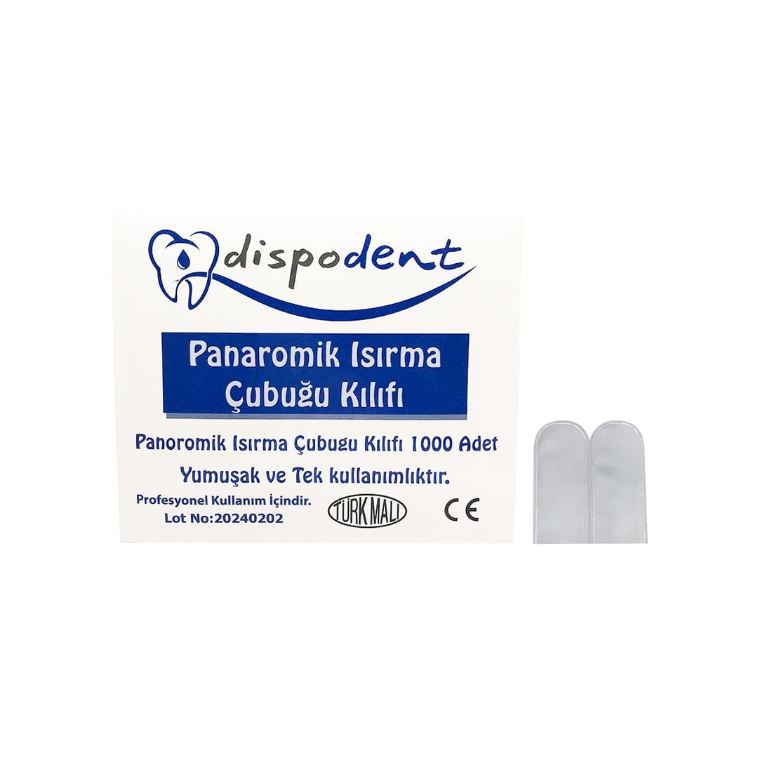 Dispodent Panoramik Isırma Çubuğu Kılıfı 500'lü Paket