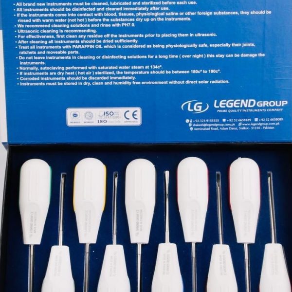 Legend Plastik Saplı Elevatör Set 10 lu