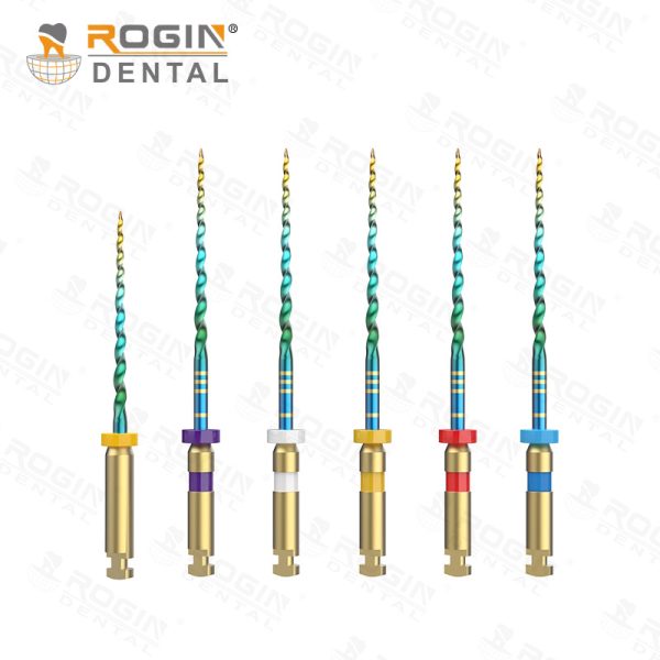 Rogin Super Taper Files Aurora Nikel Titanyum Kanal Eğesi Asorti