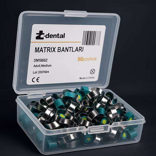 Zt Dental Konturlu Matrix Bandı Mavi